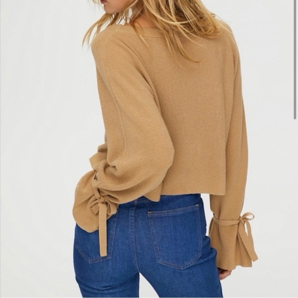 Wilfred Aritzia Emmy Merino Wool Sweater (w/holes on sleeve)